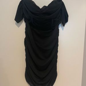 🤍 OFF THE SHOULDER COCKTAIL DRESS 🤍